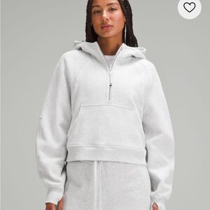 Lululemon oversized scuba half zip hoodie